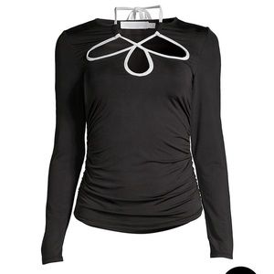 Jonathan Simkhai Standard Arti teardrop cut out top